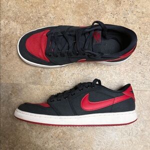 Nike Air Jordan 1 Retro AJKO Low Bred Varsity Red White